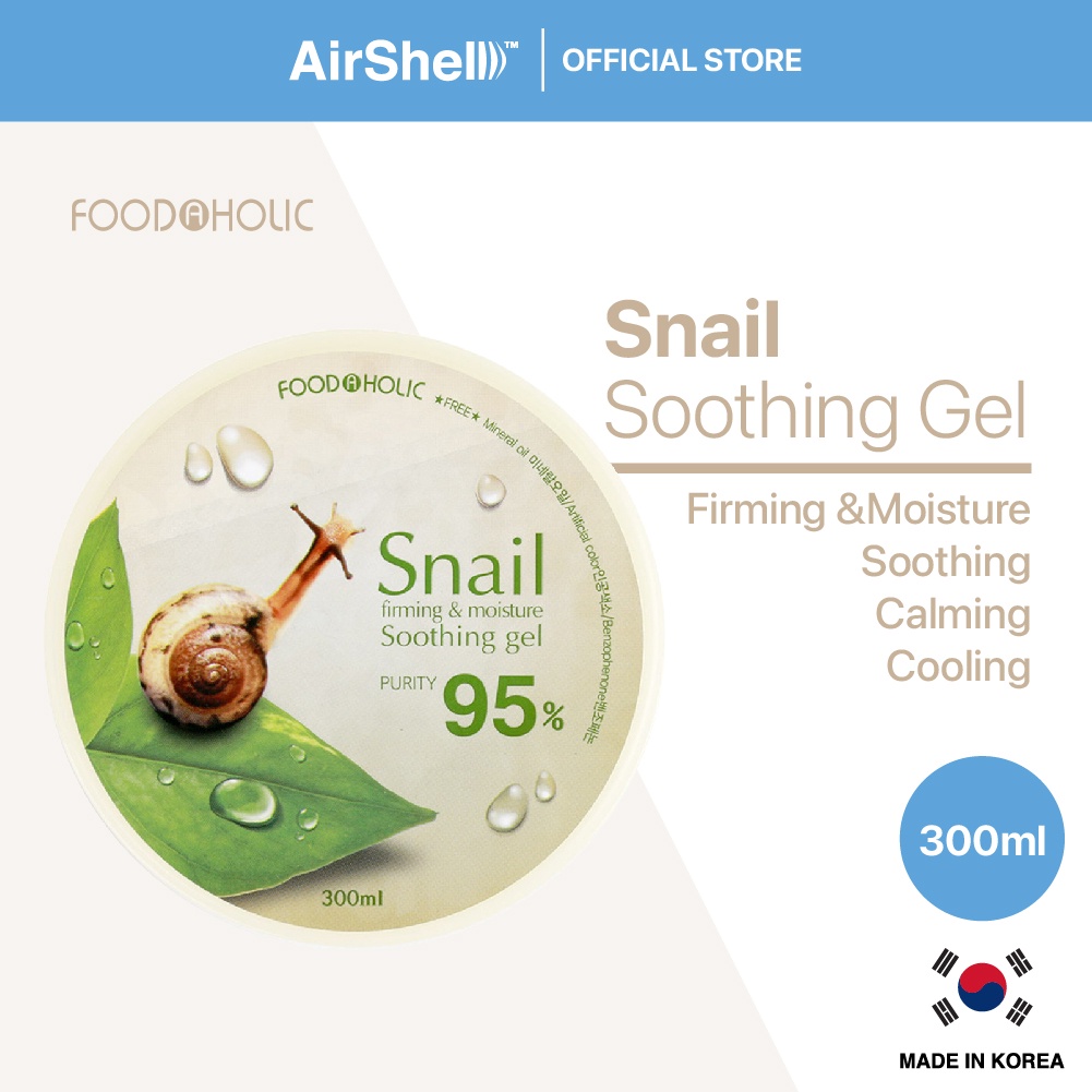 Foodaholic Snail Soothing Gel 300ml Firming & Moisture Soothing Calming