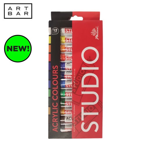 Phoenix Studio Acrylic Paint PA1212S Set Of 12 12 ml - Art Bar PH ...