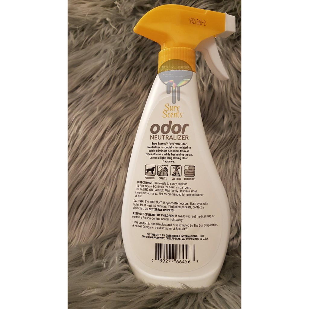 Sure Scents Odor Neutralizer Pet Fresh Scent Shopee Philippines