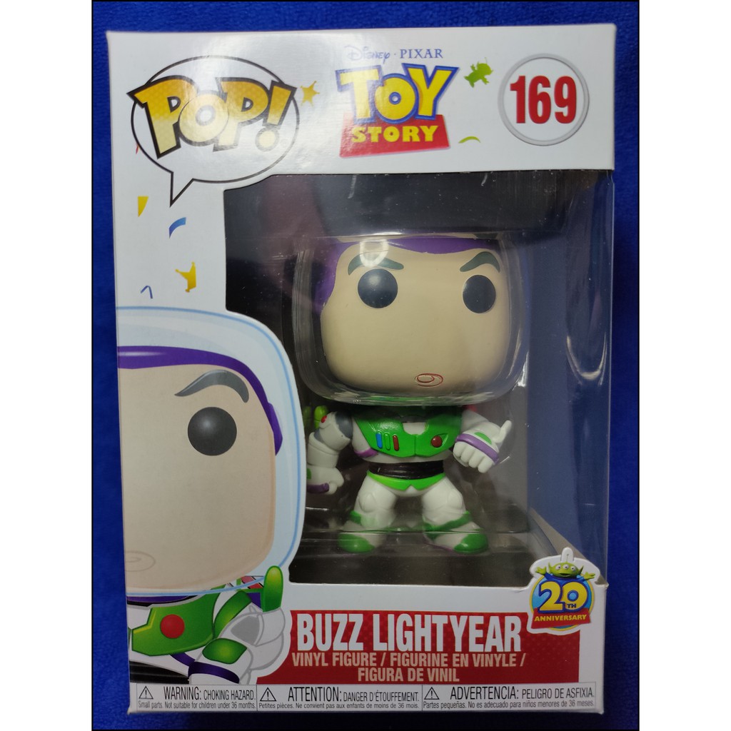 Buzz Lightyear Funko Pop Vinyl Toy Story Figure 20th Anniversary Collectible