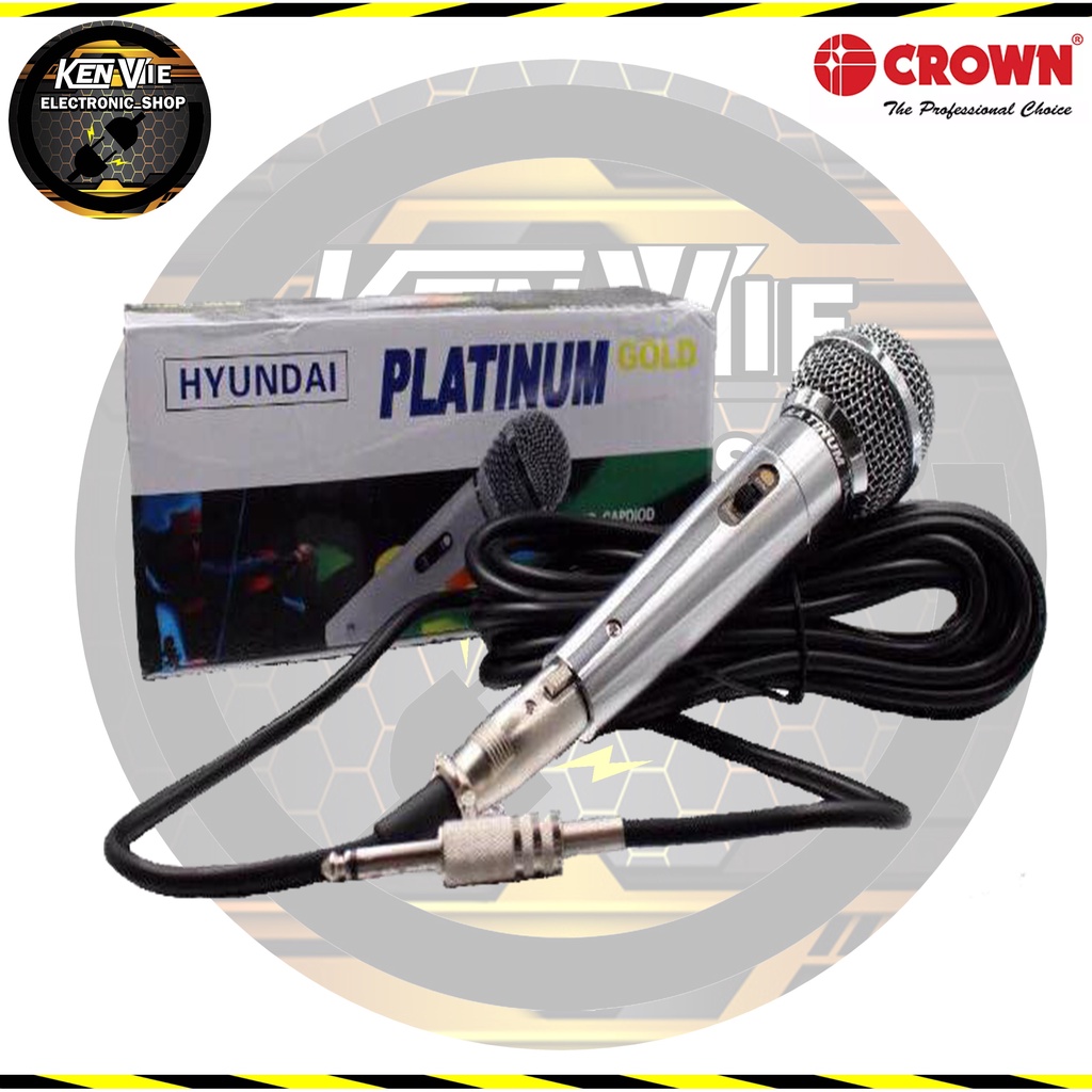 HYUNDAI PLATINUM DM-8000 WIRED PROFESSIONAL MICROPHONE | Shopee Philippines