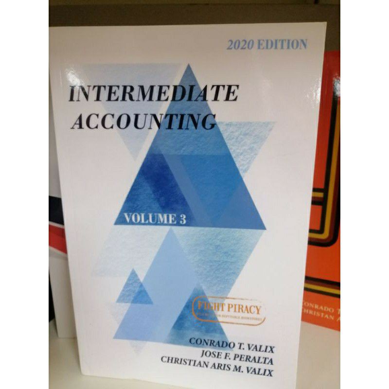 INTERMEDIATE ACCOUNTING VOL.3 By Valix | Shopee Philippines