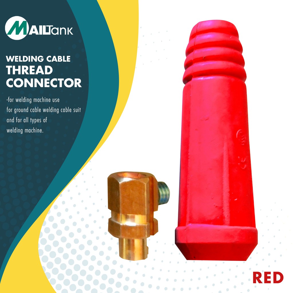 Welding Cable Thread connector (Pair) | Shopee Philippines
