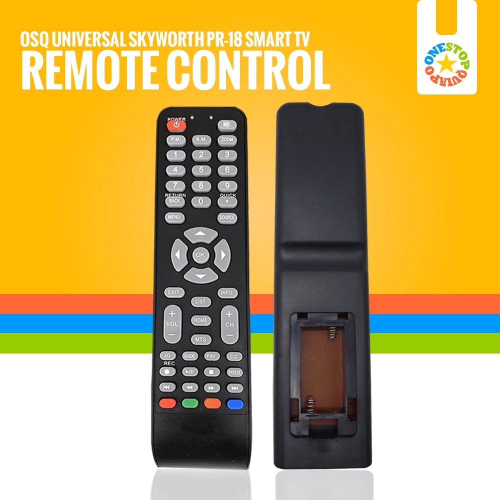 OSQ Universal TV Remote Control for Skyworth Smart TV and Coocaa Smart