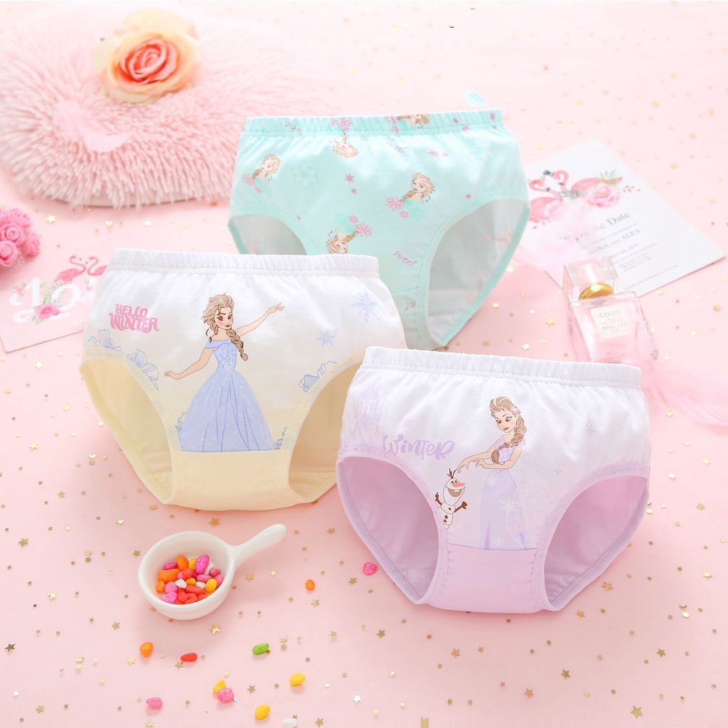 Panty for Kids Girl Frozen Elsa Ana Character Print Design 58 years old Shopee Philippines