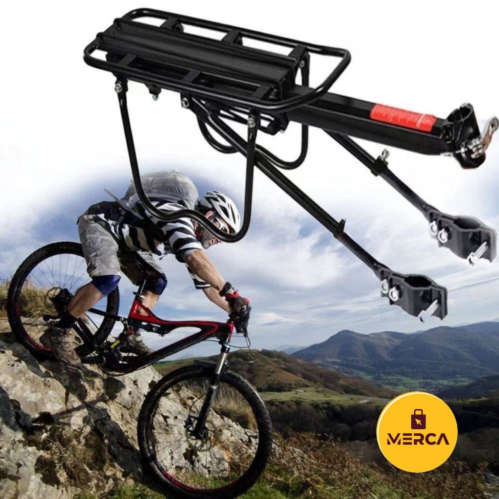 MERCA Bike Carrier MTB Bicycle Racks Rear Luggage Rack Shelf Bracket