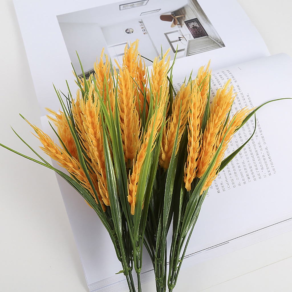 EPAY Wheat Ear Rice Plastic Flowers Setting Props Stage Tools ...
