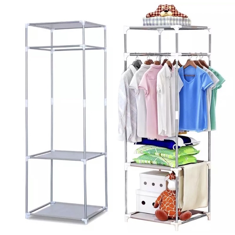 4 Layer Stainless Steel Multipurpose Cloth Hanger Garment Organizer ...
