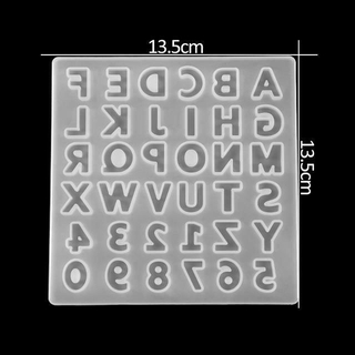 Alphabet Resin Silicone Molds Letter Number for Epoxy Molds DIY Making  Keychain