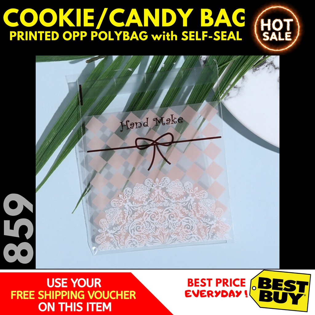 Printed OPP Plastic (with Self Adhesive) #859 | Shopee Philippines
