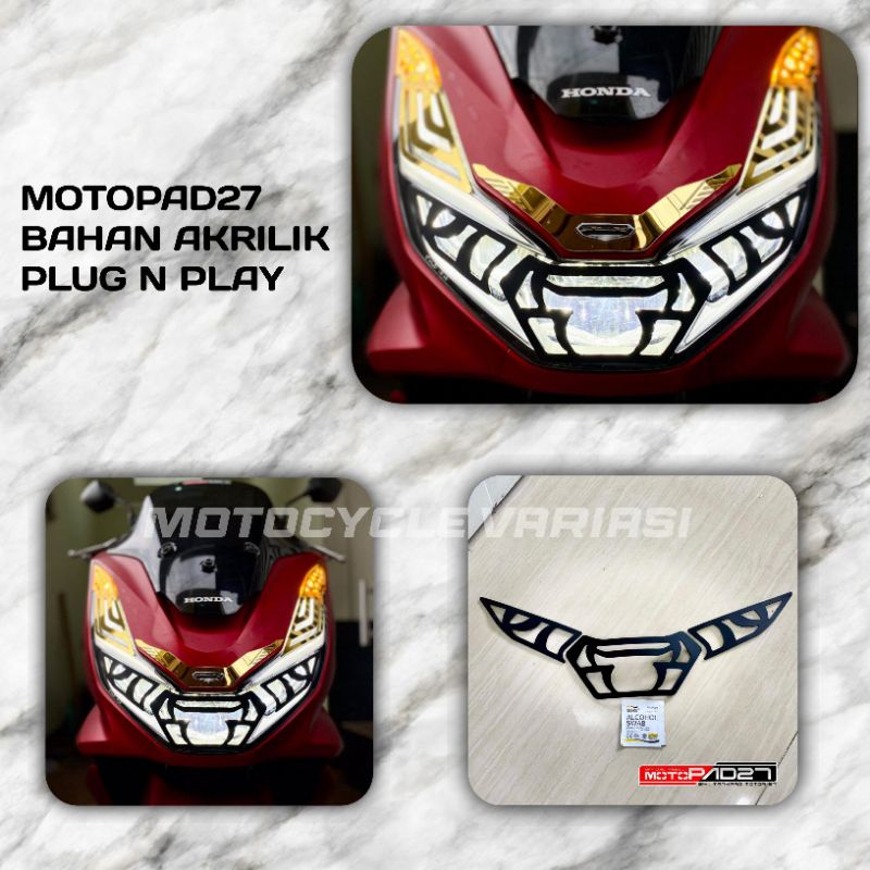 Garnish Pcx 160 Headlights Garnis Pcx 160 Garnis Cover Depn Pcx 160 Lamp Cover Shopee Philippines