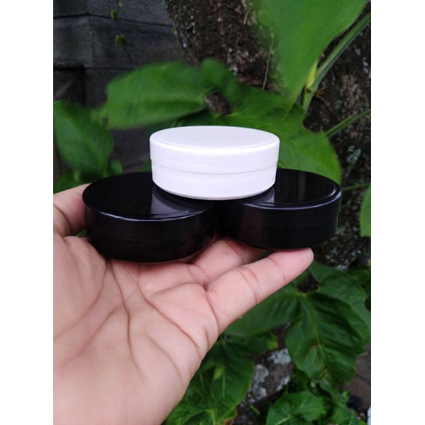 50 gr 50gr 50 gram 50gram White pomade pot Scrub pot/ Ointment pot ...