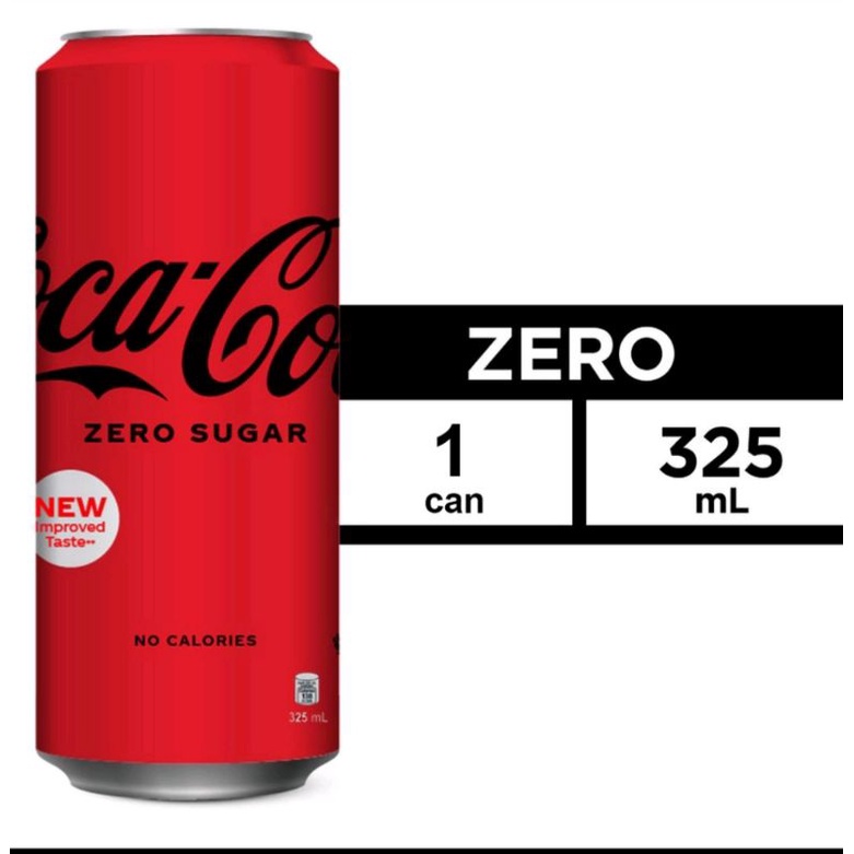 COKE ZERO / SPRITE ZERO / COKE REGULAR / ROYAL / SPRITE IN CAN 325ML ...