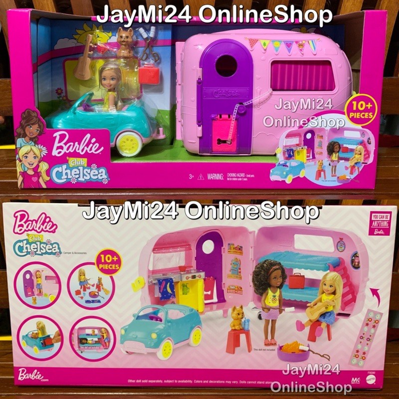 Barbie and chelsea online camper