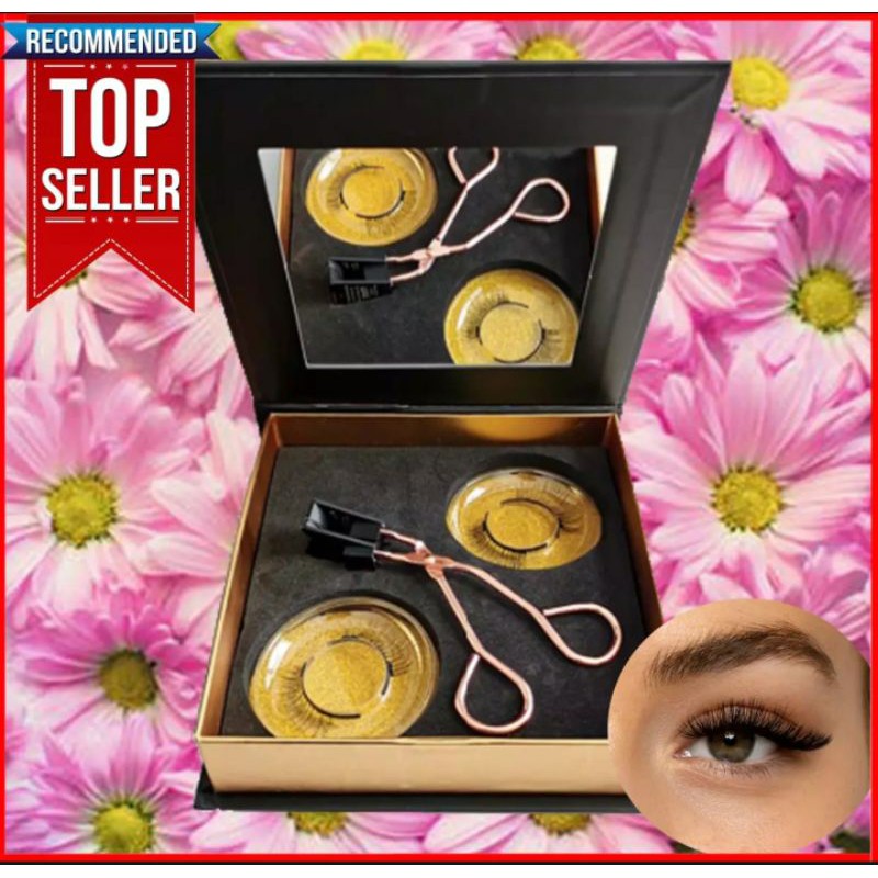 PREMIUM FALSE EYELASHES CLIP (SET) Easy application