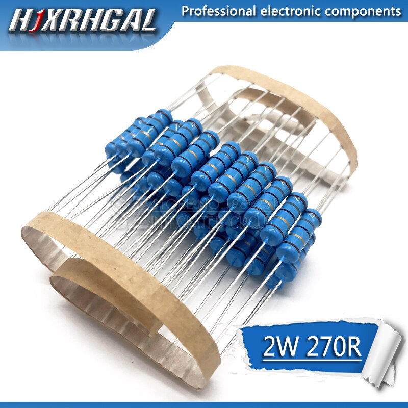 20pcs 270 ohm 2W 270R Metal film resistor | Shopee Philippines