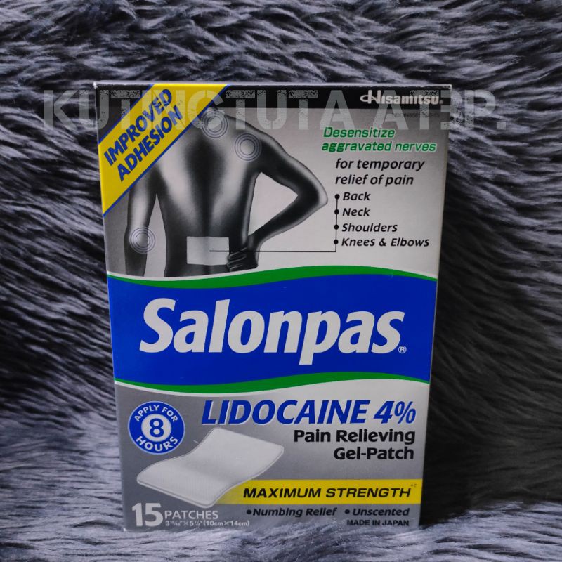 Salonpas on sale lidocaine patch