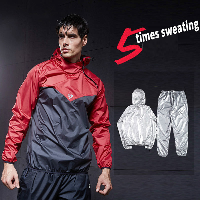 Fitness Loss Weight Sauna Suit for Men Sauna Jacket Sweat Suit Tracksuit Men Weight Control Clothing Running Exercise Gym Thin Sweat Suit Shopee Philippines