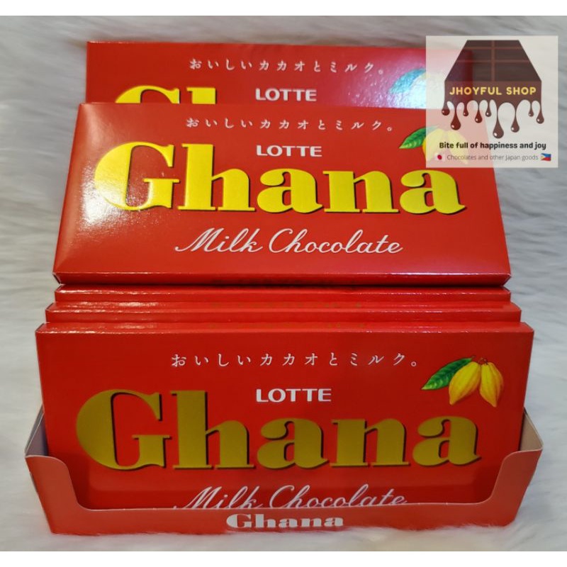 Lotte GHANA Milk Chocolate Shopee Philippines