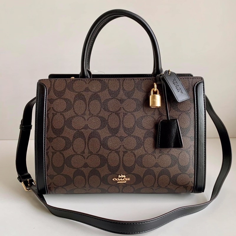 ZOE CARRYALL IN SIGNATURE CANVAS (COACH F69075) Shopee Philippines