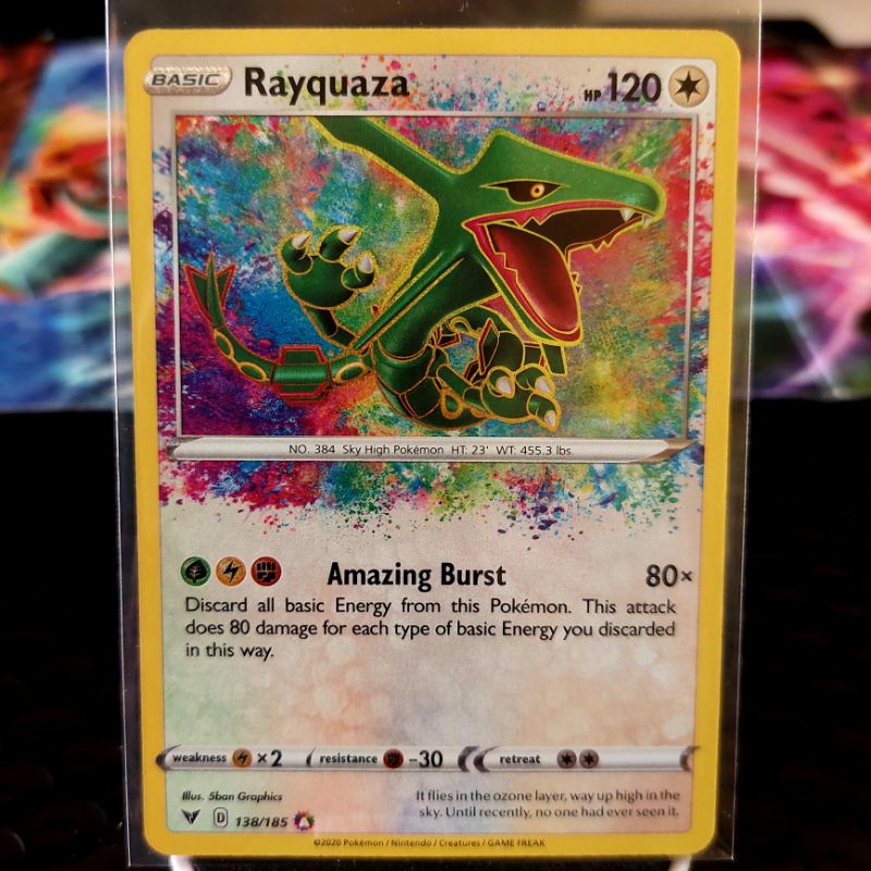 Rayquaza - 138/185 - Amazing Rare - Pokemon TCG | Shopee Philippines