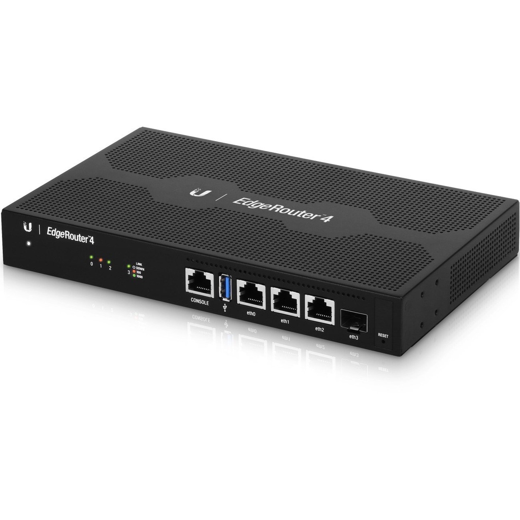 Ubiquiti Edge Router ER4, 4Port Gigabit Router with 1 SFP Port