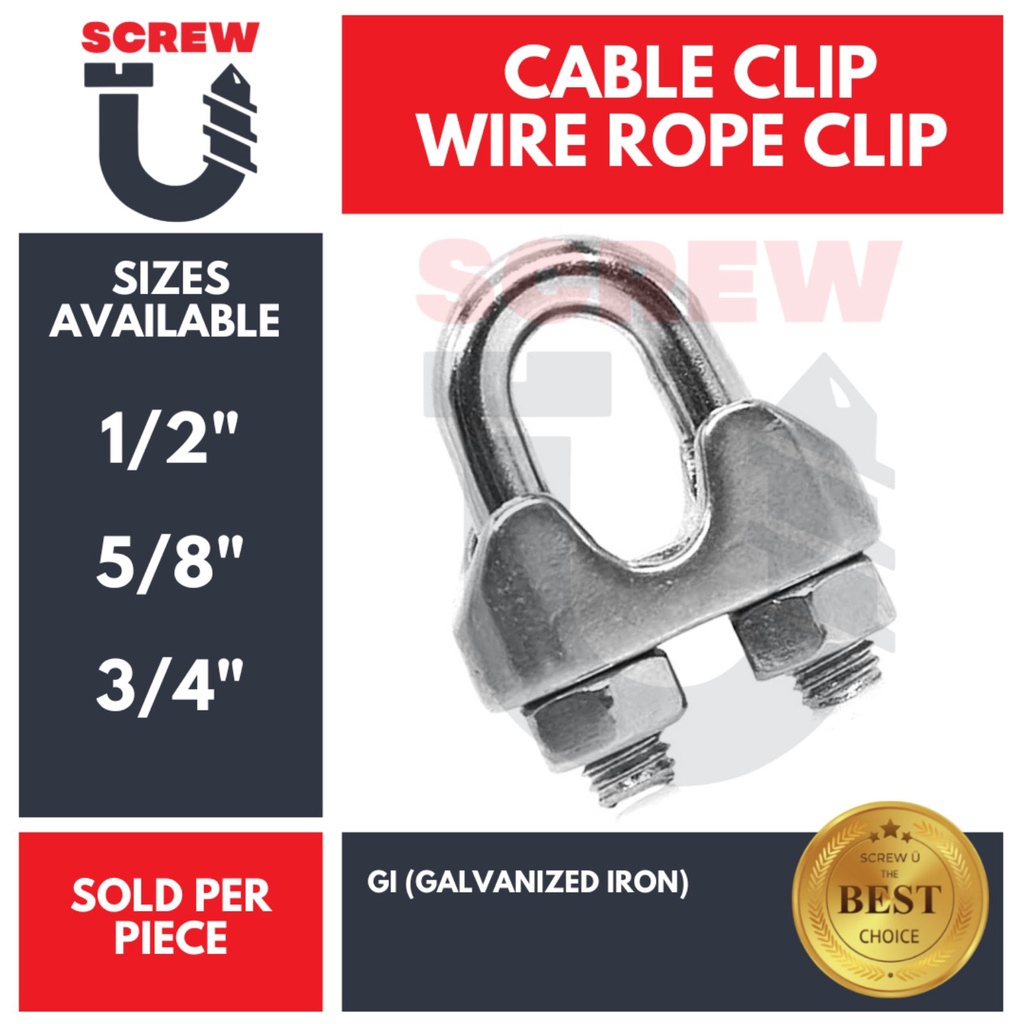 Cable clip/Wire Rope Clip 1/2