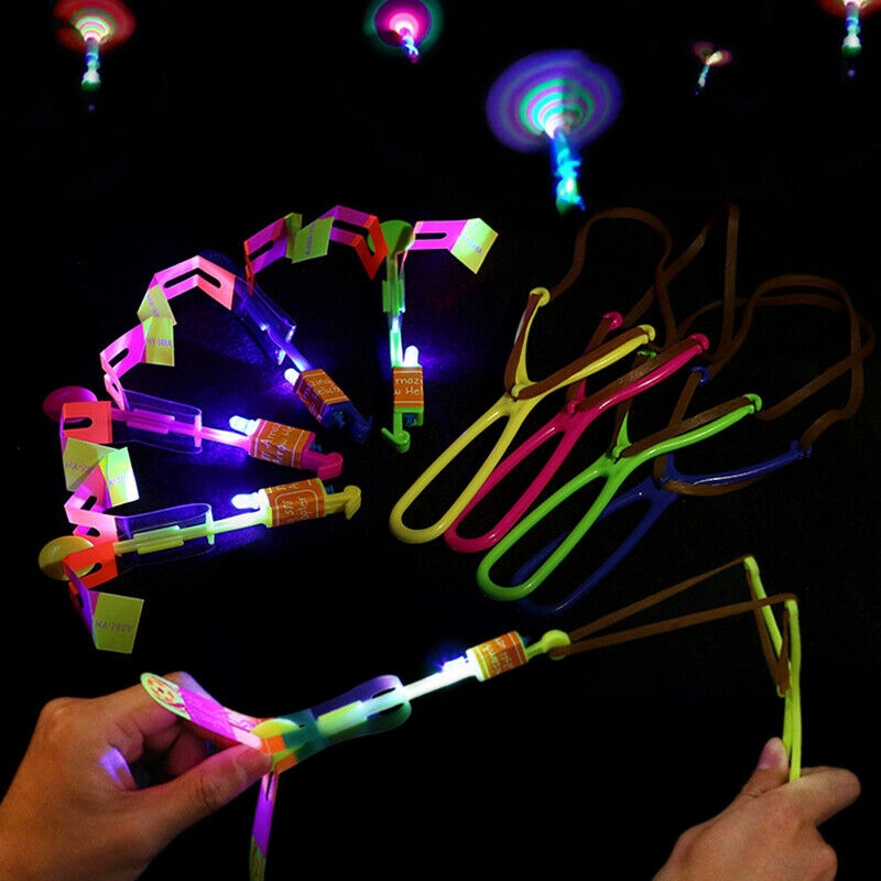 Novel Gadgets Kids Boy Toy flying Glow Flash Dragonfly Night Party LED