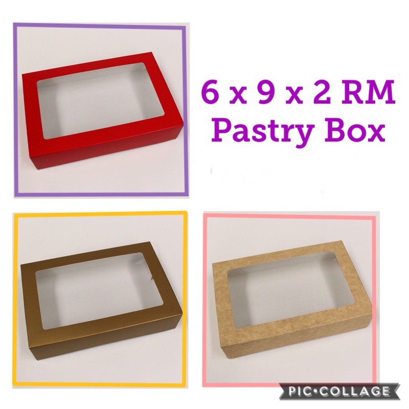6x9x2” RM Pastry Box (10pcs) | Shopee Philippines