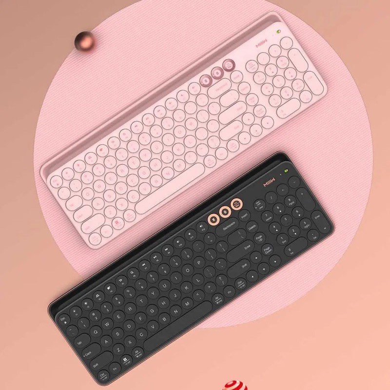 Ready Stock! Miiiw MWBK01 2.4GHz wireless Bluetooth Dual Mode Keyboard ...
