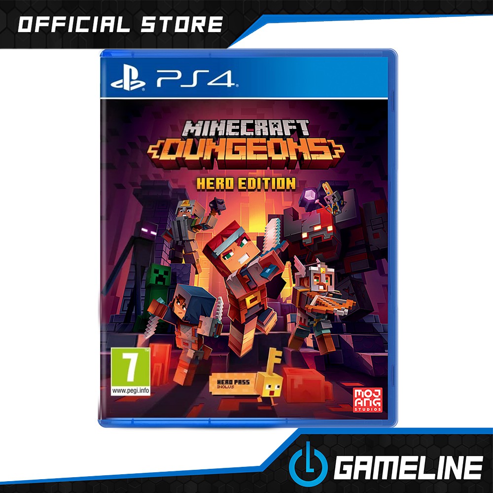 Minecraft dungeons hero edition playstation clearance 4