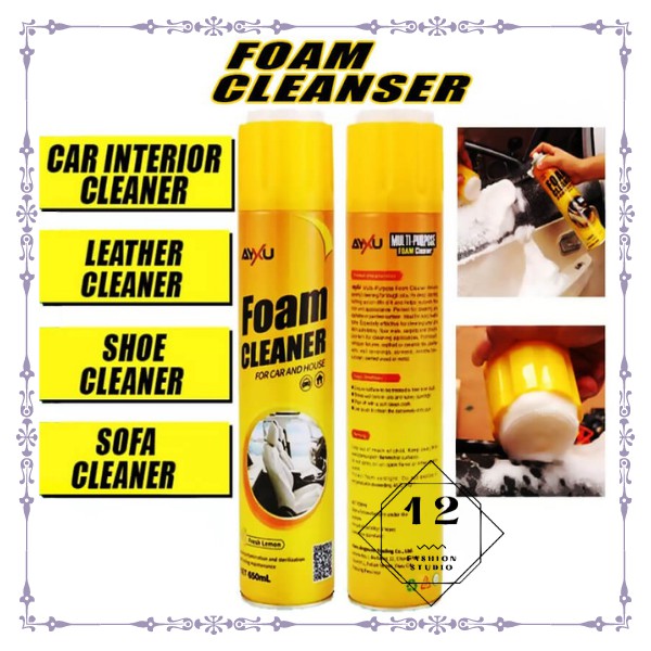 AYXU MultiFunctional Foam Cleaner Spray 650ML Spray To Clean Shopee