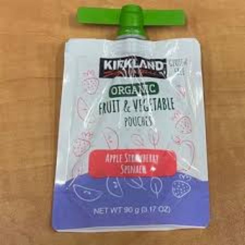 Kirkland Signature Organic Fruits & Vegetables Pouches Shopee Philippines
