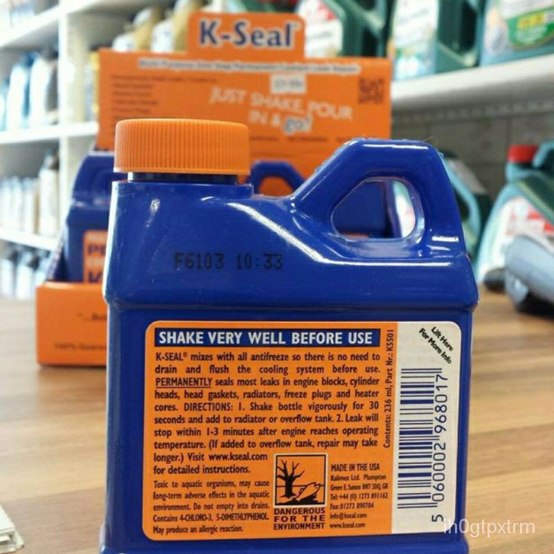 KSeal Permanent Fix Engine Block, Coolant, Head Gasket & Radiator Leak