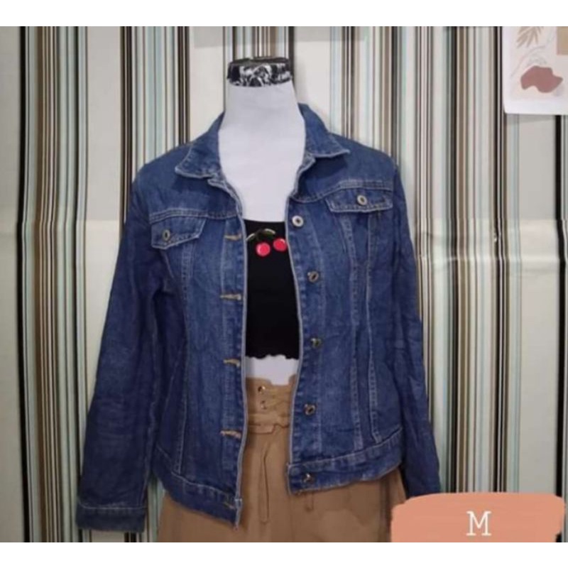 Denim 2024 jacket shopee