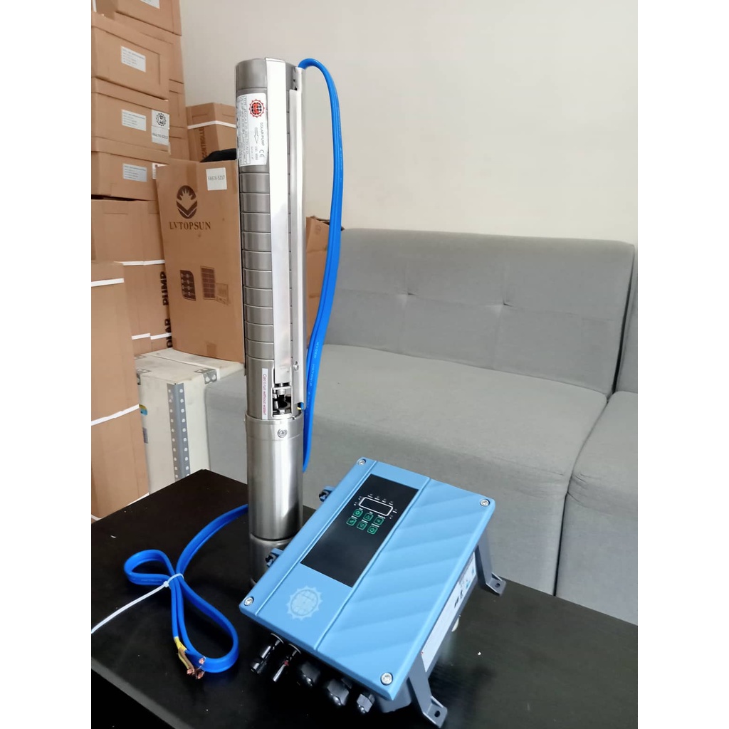 1HP MARASIGAN SOLAR SUBMERSIBLE WATER PUMP with CONTROLLER Shopee Philippines
