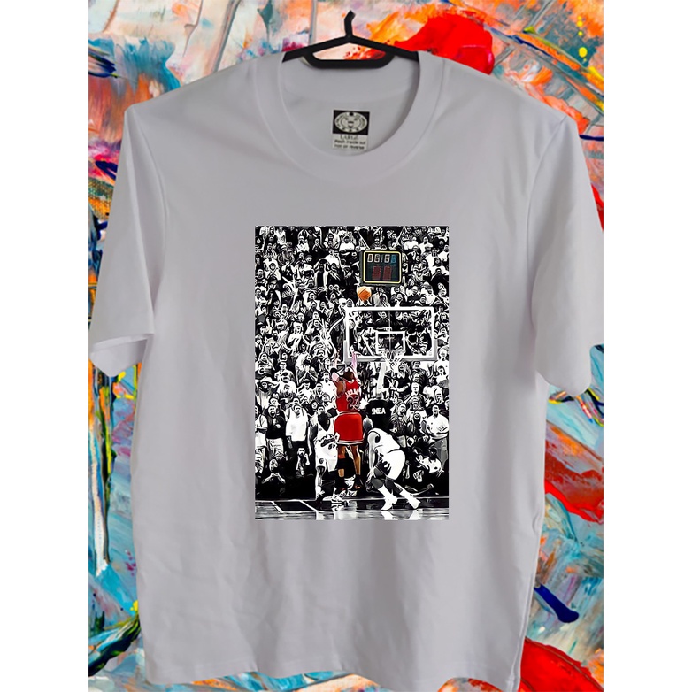 michael jordan last shot t shirt