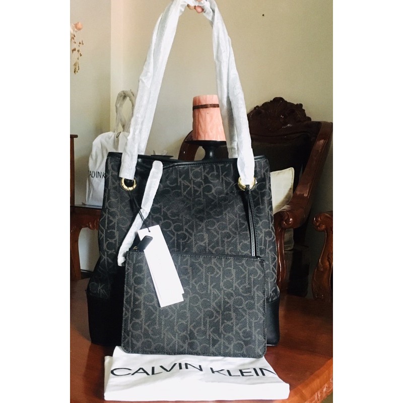 Calvin klein tote hot sale bag price