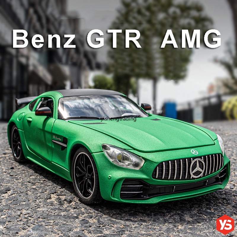 1:24 Scale Mercedez Benz AMG GTR Diecast Model Car Alloy Toy Vehicle ...