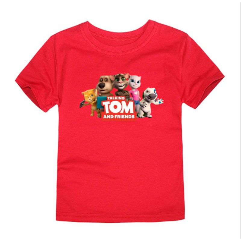 Talking Tom and Friends T shirt for kids | Shopee Philippines