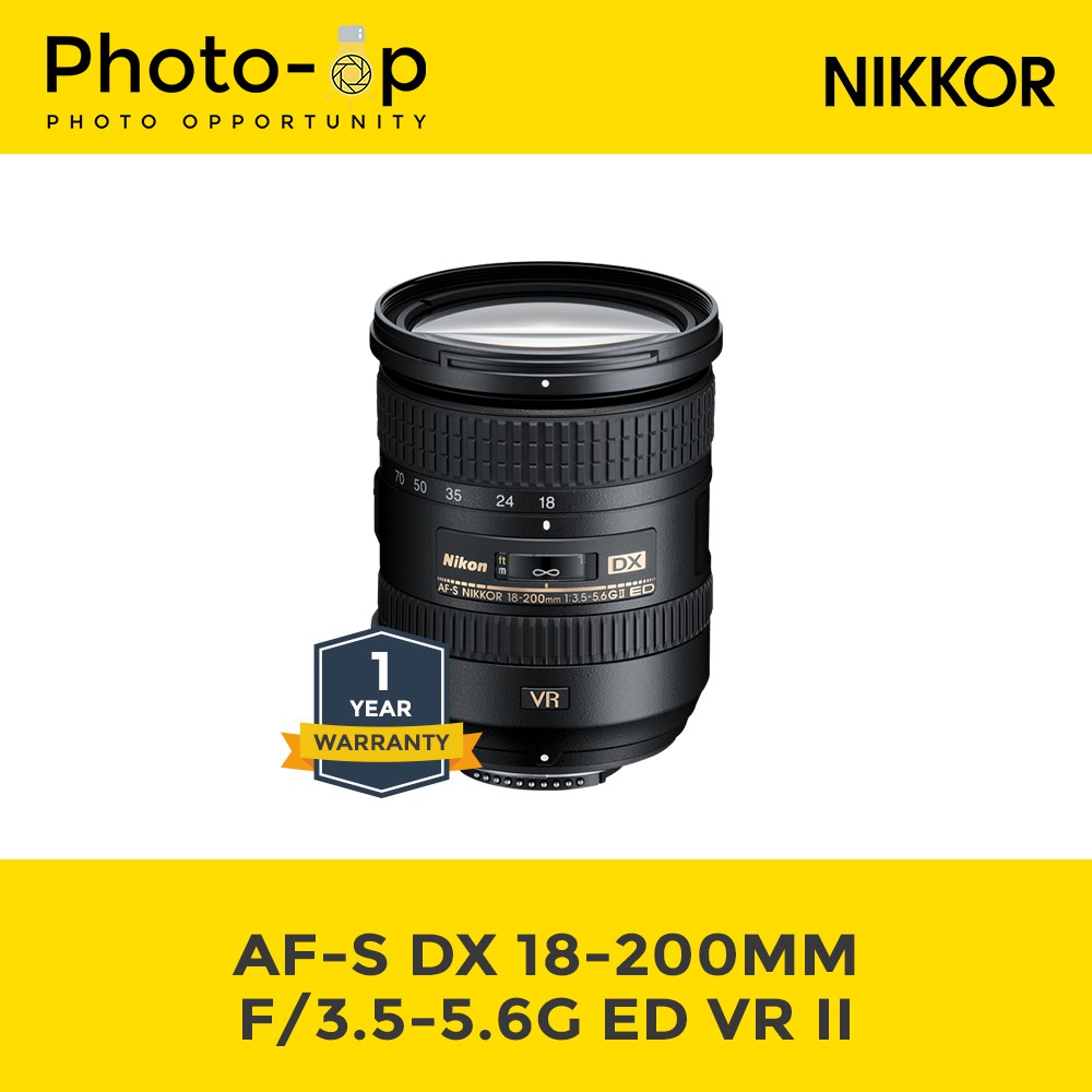 AF-S DX NIKKOR 18-200mm f3.5-5.6G ED VR II | Shopee Philippines