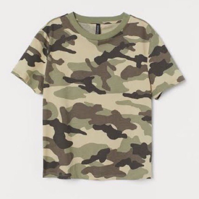 Camouflage shirt shop h&m