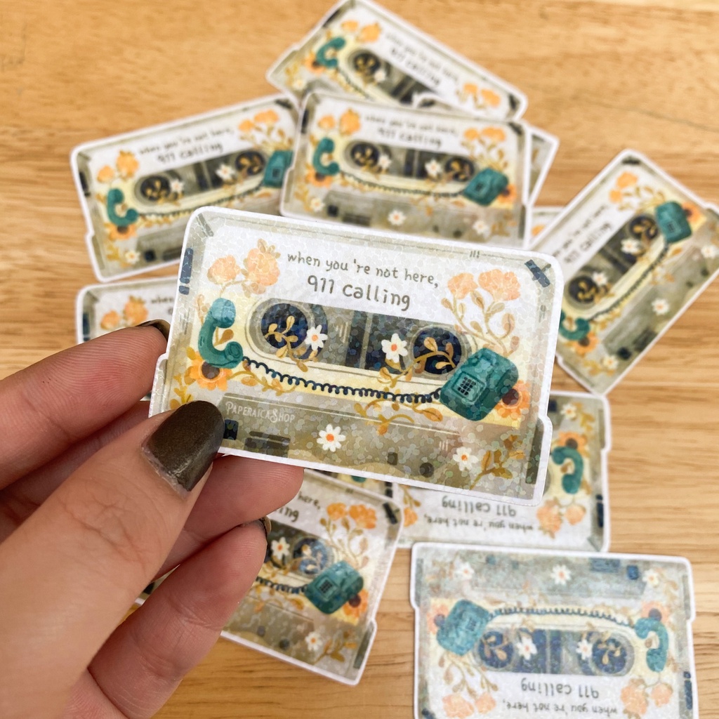 Darling Stickers, Face The Sun Laptop Sticker, 17 Seven Cute Stickers ...