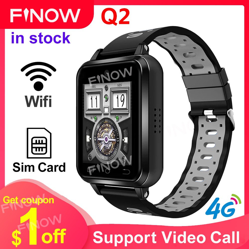 Finow Q2 GPS Wifi Smartwatch Q1Pro Updated 4G Android Smart Watch