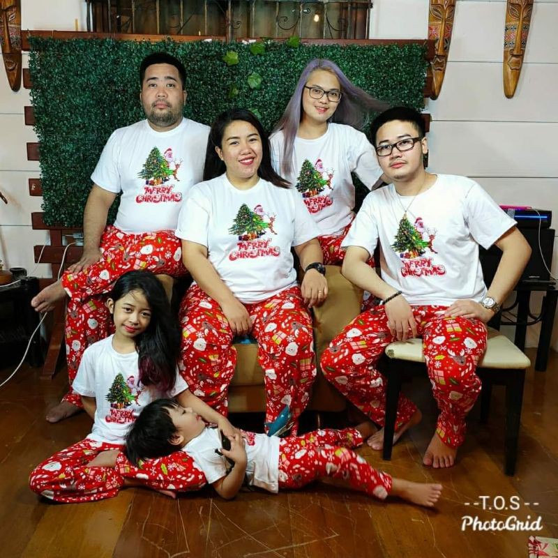 FAMILY SET TERNO PAJAMA Shopee Philippines