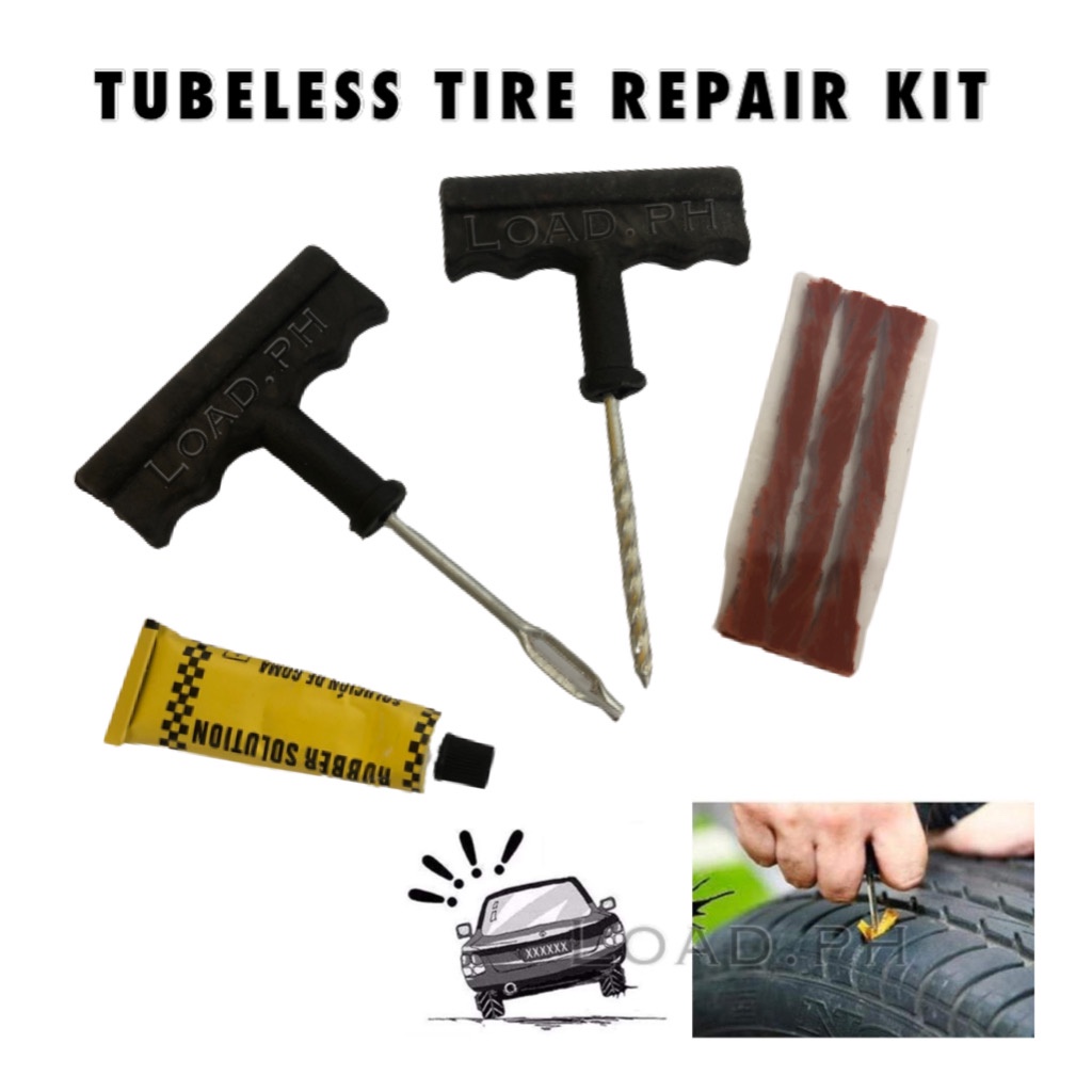 LD Car and Motorcycle Tubeless Tire Repair Kit (4813) Shopee Philippines
