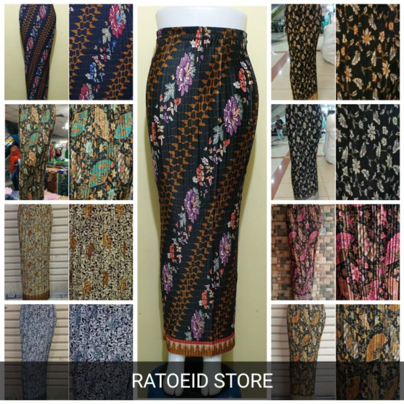 Beige - 24 Kali Patchwork Batik Print Cotton Long Skirt 17