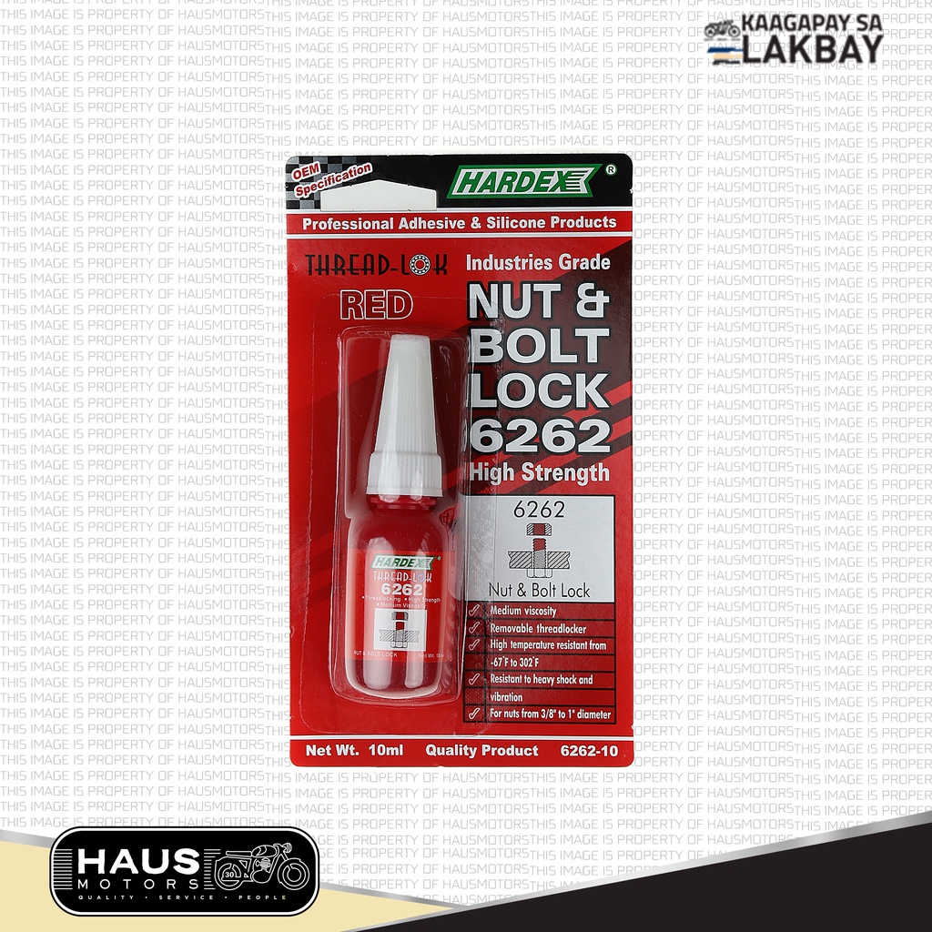 HARDEX NUT & BOLT LOCK (THREAD LOCK COMPOUND) 10ML Shopee Philippines