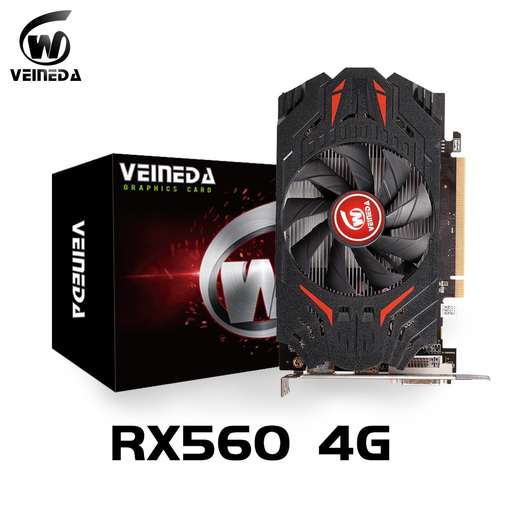 VEINIDA RX 560 4GB Video Card GPU rx 560 4gb Graphics Cards screen Cards  Desktop Games For AMD | Shopee Philippines