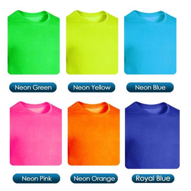 Drifit shirt neon colors Shopee Philippines